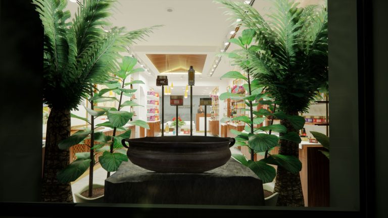view with Plants