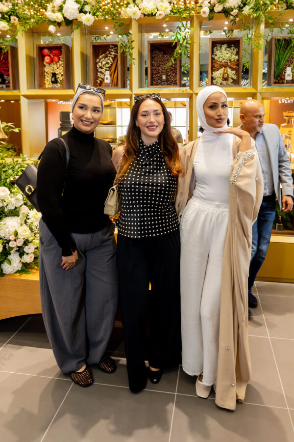 Influencers at the Abdulla Ajmal Store